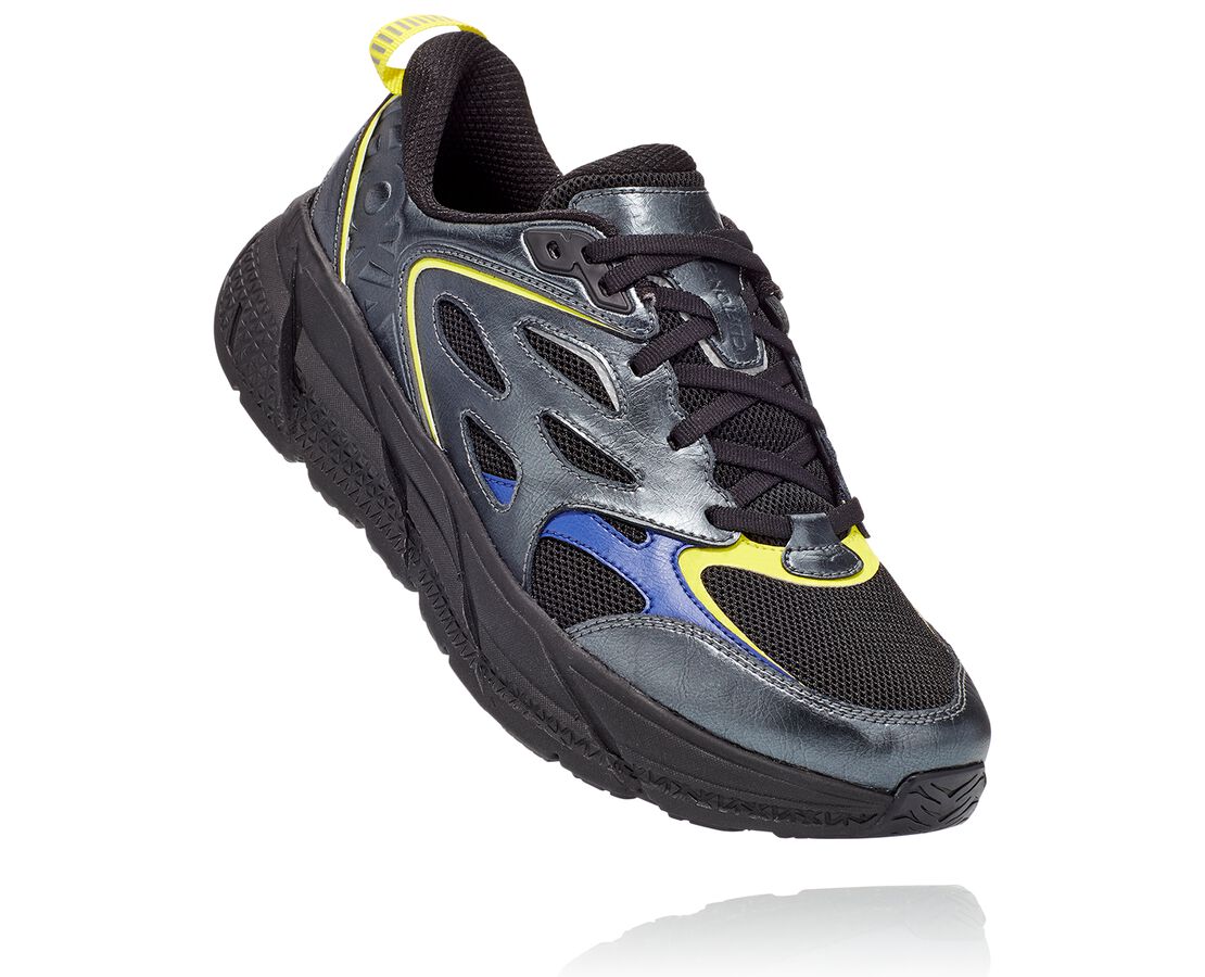 Hoka All Gender X Opening Ceremony Bm Clifton Walking Shoes Black (HO9403) Australia